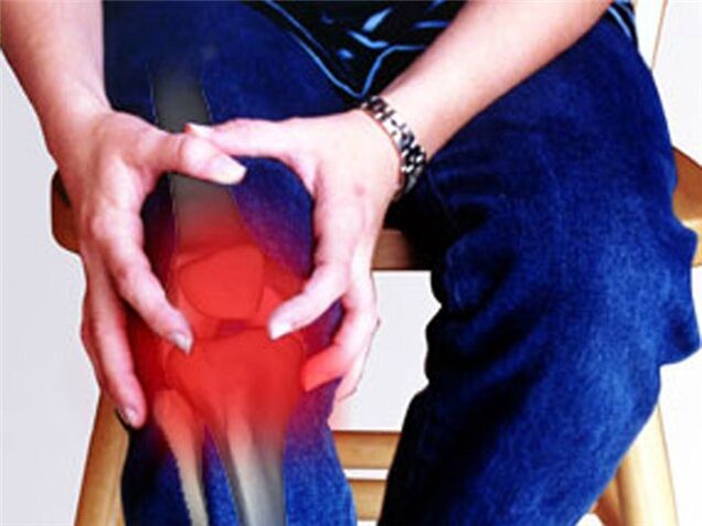 Bolesť v kolennom kĺbe spôsobená patologickým procesom
