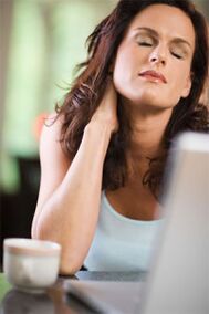 bolesť krku v dôsledku osteochondrózy