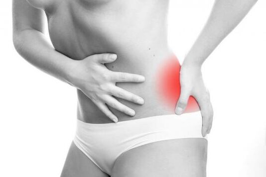 bolesti dolnej časti chrbta v dôsledku ženských chorôb